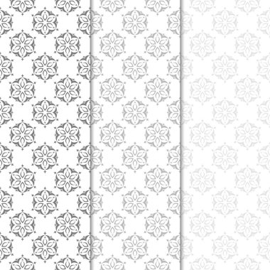 Sorunsuz tek renkli çiçek desenleri. Arka plan duvar kağıtları için çiçeğe elemanları ile.