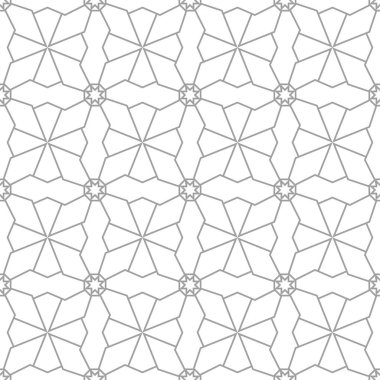 Işık gri geometrik sorunsuz süsleme. Web, Tekstil ve duvar kağıtları için seamless modeli
