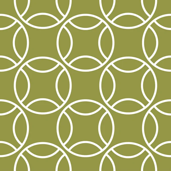 Zeytin yeşili ve beyaz geometrik süsleme. Web, Tekstil ve duvar kağıtları için seamless modeli