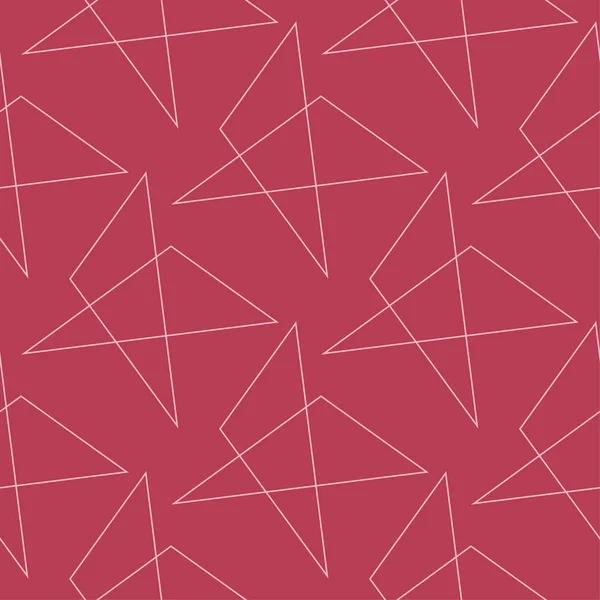 Kırmızı ve soluk pembe geometrik süsleme. Web, Tekstil ve duvar kağıtları için seamless modeli