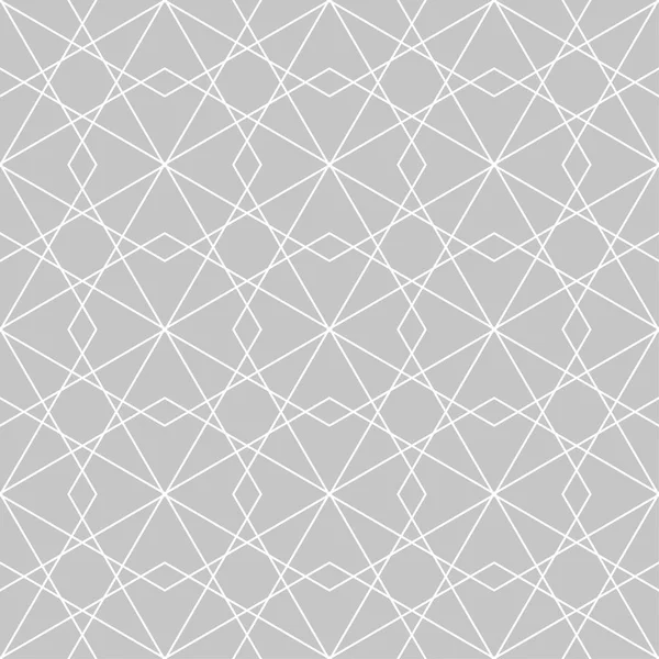 Gri ve beyaz geometrik süsleme. Web, Tekstil ve duvar kağıtları için seamless modeli