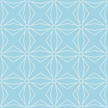 Soluk mavi geometrik baskı. Web, Tekstil ve duvar kağıtları için seamless modeli