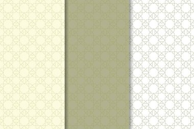 Web, Tekstil ve duvar kağıtları için dikey Dikişsiz desen zeytin yeşil ve beyaz geometrik dizi