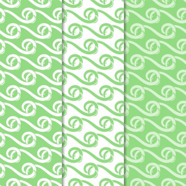 Dikişsiz desen duvar kağıtları veya Tekstil için. Soyut baskı ile renkli arka planlar