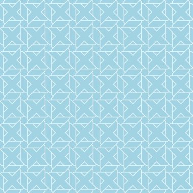 Hafif mavi geometrik seamless modeli web, Tekstil ve duvar kağıtları için