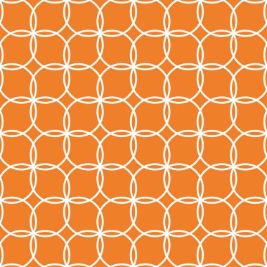 Turuncu geometrik süsleme. Web, Tekstil ve duvar kağıtları için seamless modeli
