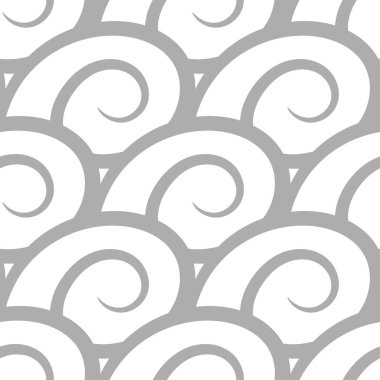 Soyut seamless modeli. Gri ve beyaz arka plan Tekstil, duvar kağıtları ve kumaşlar için