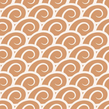Soyut seamless modeli. Tekstil, duvar kağıtları ve kumaşlar için kahverengi bej ve beyaz arka plan
