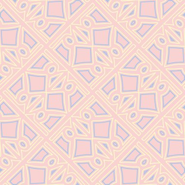 Geometrik sorunsuz pembe. Çok renkli desen duvar kağıtları, Tekstil ve kumaş için