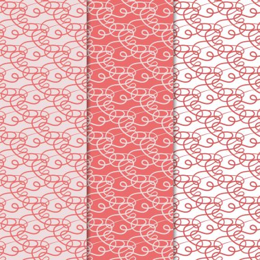 Soyut Dikişsiz desen. Kırmızı ve pembe arka plan Tekstil, duvar kağıtları ve kumaşlar için