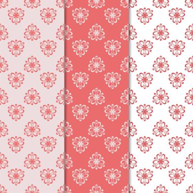 Çiçek renkli kesintisiz desenleri. Arka plan duvar kağıtları için çiçeğe elemanları ile.