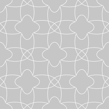 Geometrik süsleme. Işık gri seamless modeli web, Tekstil ve duvar kağıtları için