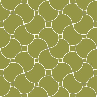 Zeytin yeşili ve beyaz geometrik yazdır. Web, Tekstil ve duvar kağıtları için seamless modeli