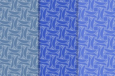 Mavi geometrik dikey Dikişsiz desen web, Tekstil ve duvar kağıtları için