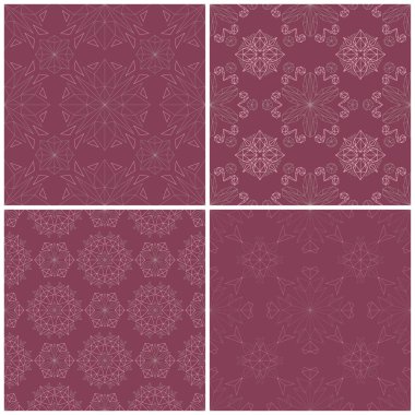 Menekşe sorunsuz arka plan duvar kağıtları, Tekstil ve kumaş çiçek desenleri ile ayarla