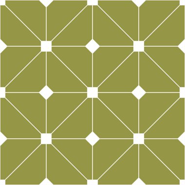 Zeytin yeşili ve beyaz geometrik süsleme. Web, Tekstil ve duvar kağıtları için seamless modeli