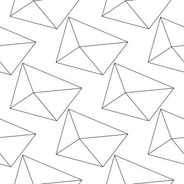 Siyah ve beyaz geometrik süsleme. Web, Tekstil ve duvar kağıtları için seamless modeli