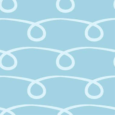 Soyut seamless modeli. Açık mavi ve beyaz renkli Tekstil, duvar kağıtları ve kumaşlar için