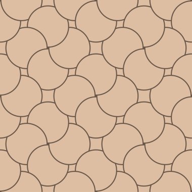Bej ve kahverengi geometrik yazdırın. Web, Tekstil ve duvar kağıtları için seamless modeli
