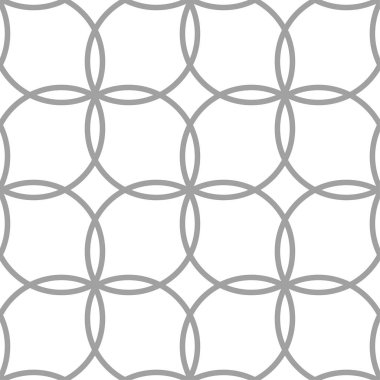 Işık gri geometrik süsleme. Web, Tekstil ve duvar kağıtları için seamless modeli