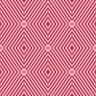 Kırmızı geometrik süsleme. Web, Tekstil ve duvar kağıtları için seamless modeli