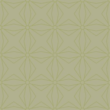 Zeytin yeşili geometrik yazdır. Web, Tekstil ve duvar kağıtları için seamless modeli