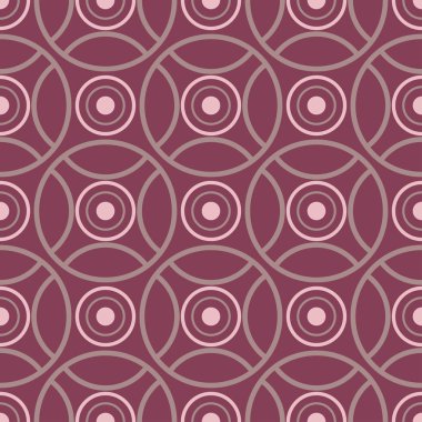 Geometrik seamless modeli. Mor kırmızı arka plan duvar kağıtları, Tekstil ve kumaş için