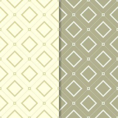 Zeytin yeşili kesintisiz geometrik desenler web, Tekstil ve duvar kağıtları için ayarla