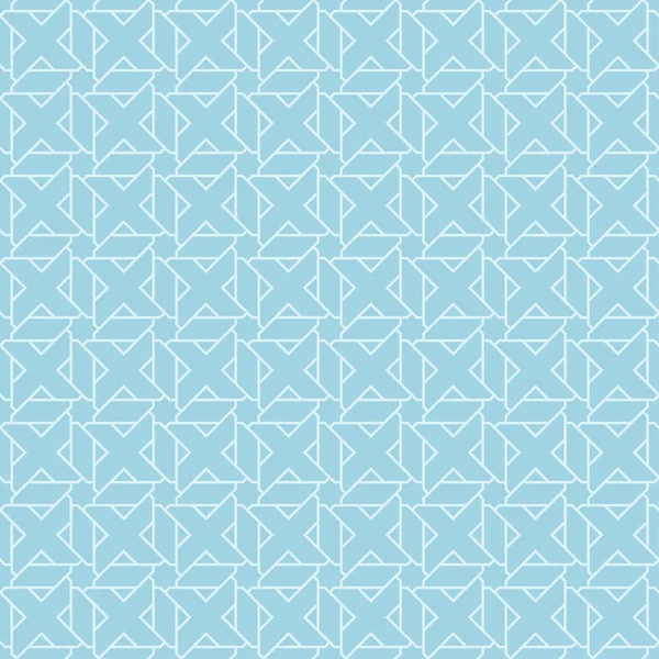 Modèle Sans Couture Géométrique Bleu Clair Pour Toile Textile Fonds — Image vectorielle