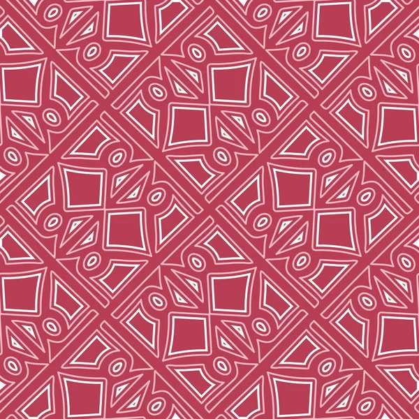 Geometrik arka plan. Kırmızı ve bej Dikişsiz desen duvar kağıtları, Tekstil ve kumaş için