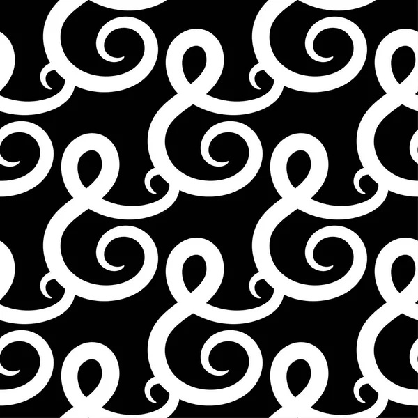 Soyut seamless modeli. Siyah beyaz tek renkli arka plan Tekstil, duvar kağıtları ve kumaşlar için