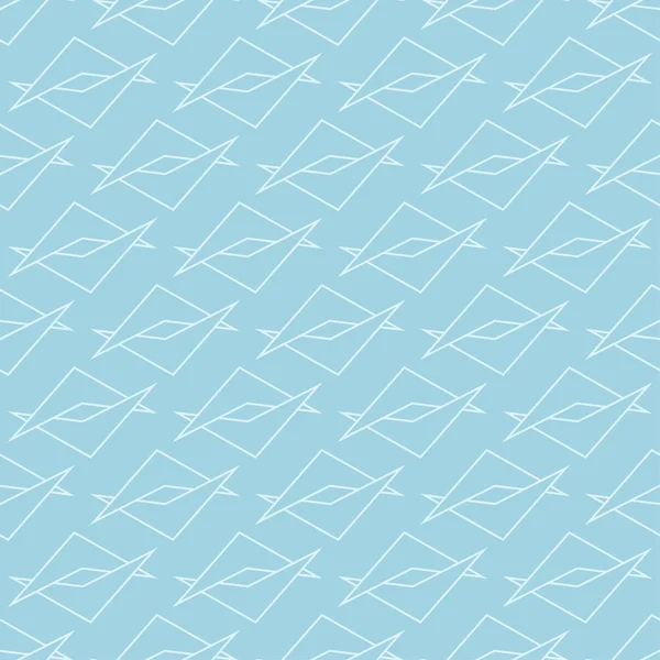 Light Blue Geometric Ornament Seamless Pattern Web Textile Wallpapers — Stock Vector