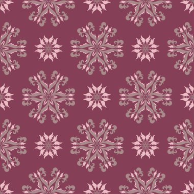 Mor kırmızı çiçek seamless modeli. Arka plan duvar kağıtları, Tekstil ve kumaş çiçek tasarım öğeleri ile