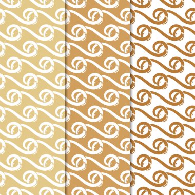 Dikişsiz desen duvar kağıtları veya Tekstil için. Soyut baskı ile renkli arka planlar