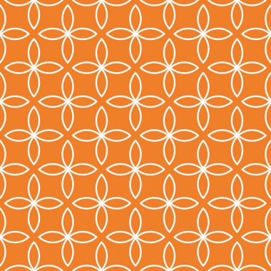 Turuncu geometrik tasarım. Web, Tekstil ve duvar kağıtları için seamless modeli