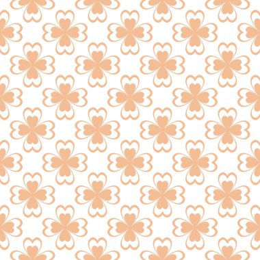 Çiçek renkli seamless modeli. Kahverengi ve beyaz arka plan duvar kağıtları için çiçeğe elemanları ile.