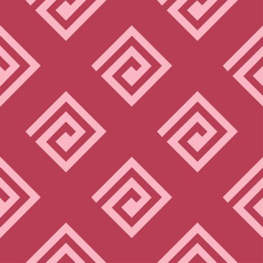 Kırmızı geometrik yazdır. Web, Tekstil ve duvar kağıtları için seamless modeli