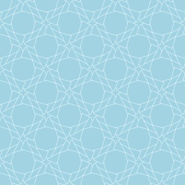 Hafif mavi geometrik tasarım. Web, Tekstil ve duvar kağıtları için seamless modeli