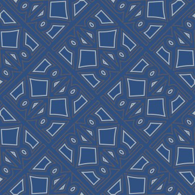 Kesintisiz mavi arka plan. Geometrik desenli duvar kağıtları, Tekstil ve kumaş için