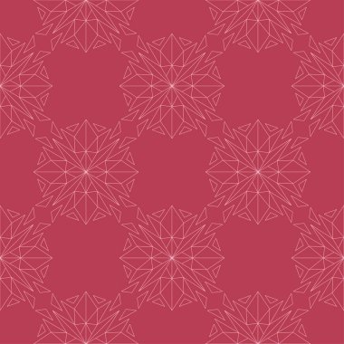 Kırmızı çiçek sorunsuz arka plan. Tekstil ve duvar kağıtları için dekoratif desen