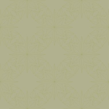 Zeytin yeşili çiçek süsleme. Tekstil ve duvar kağıtları için seamless modeli