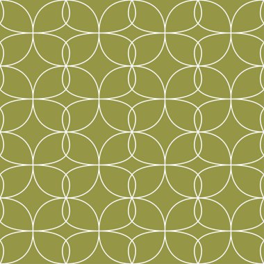 Zeytin yeşili ve beyaz geometrik seamless modeli web, Tekstil ve duvar kağıtları için