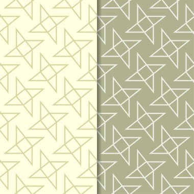 Zeytin yeşili geometrik Dikişsiz desen web, Tekstil ve duvar kağıtları için