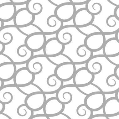 Soyut seamless modeli. Gri ve beyaz arka plan Tekstil, duvar kağıtları ve kumaşlar için