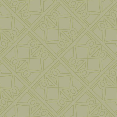 Zeytin yeşili geometrik seamless modeli web, Tekstil ve duvar kağıtları için