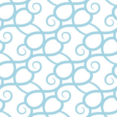 Soyut seamless modeli. Açık mavi ve beyaz renkli Tekstil, duvar kağıtları ve kumaşlar için