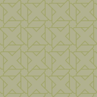 Zeytin yeşili geometrik seamless modeli web, Tekstil ve duvar kağıtları için