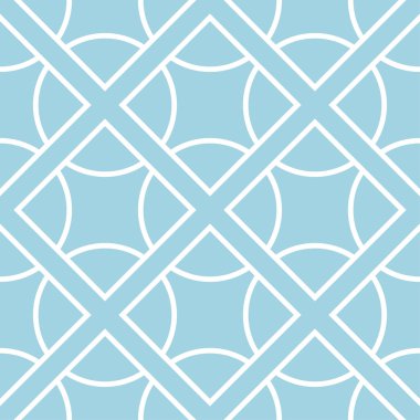 Lacivert ve beyaz geometrik seamless modeli web, Tekstil ve duvar kağıtları için