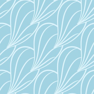 Soyut seamless modeli. Açık mavi ve beyaz renkli Tekstil, duvar kağıtları ve kumaşlar için