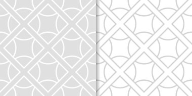 Web, Tekstil ve duvar kağıtları için ışık gri geometrik Dikişsiz desen